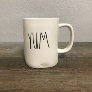 Rae Dunn Yum Coffee Mug Large Letters